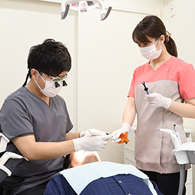 何歳になっても健康な歯を 維持できるサポートをします。