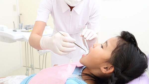 子どもの診察風景